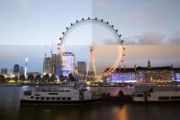 Sun Sets on London Eye�